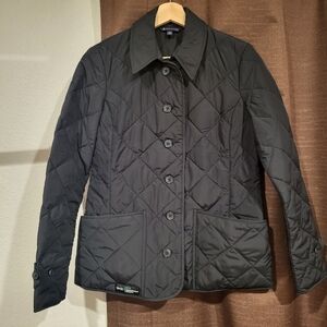 Brooks Brothers Black Quilted Puffer Jacket